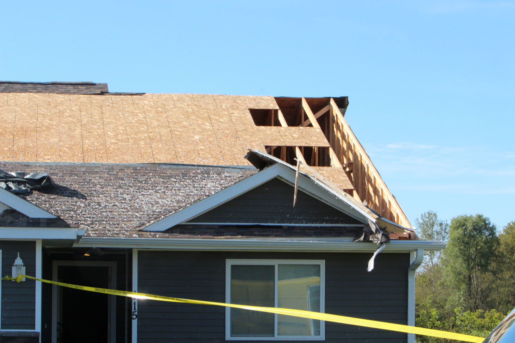 Tornado damage in near Wheaton/Elk Mound 9-25